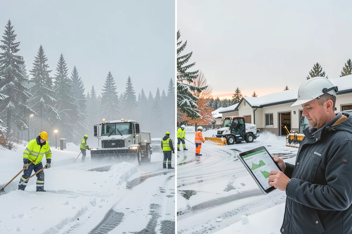 After-Hours Snow Removal in Ruston, Pierce County, WA - We identify your opening time and target completion window