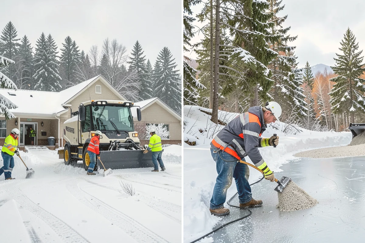 After-Hours Snow Removal in Sammamish, King County, WA - We identify your opening time and target completion window