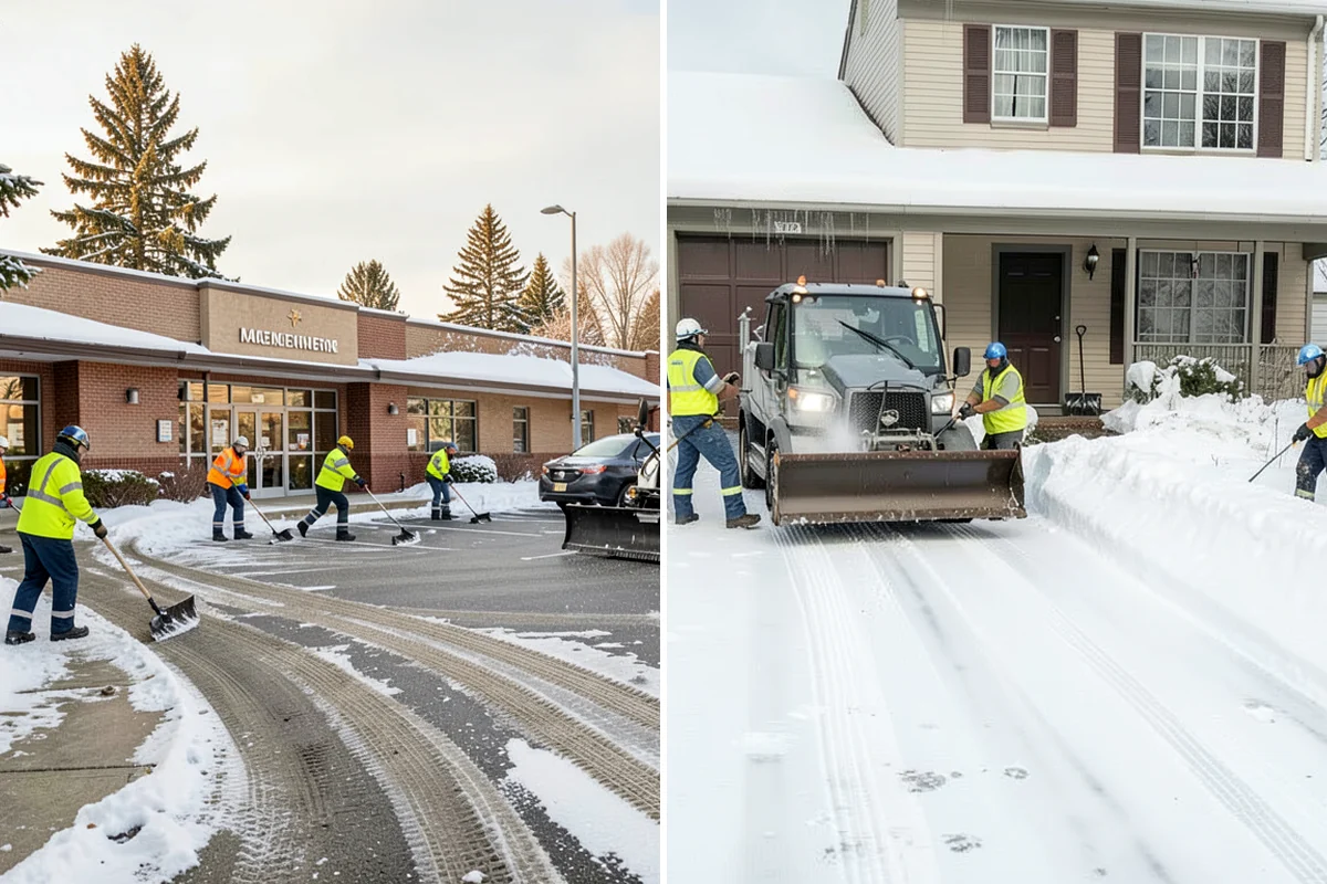 After-Hours Snow Removal in Sedro-Woolley, Skagit County, WA - We identify your opening time and target completion window