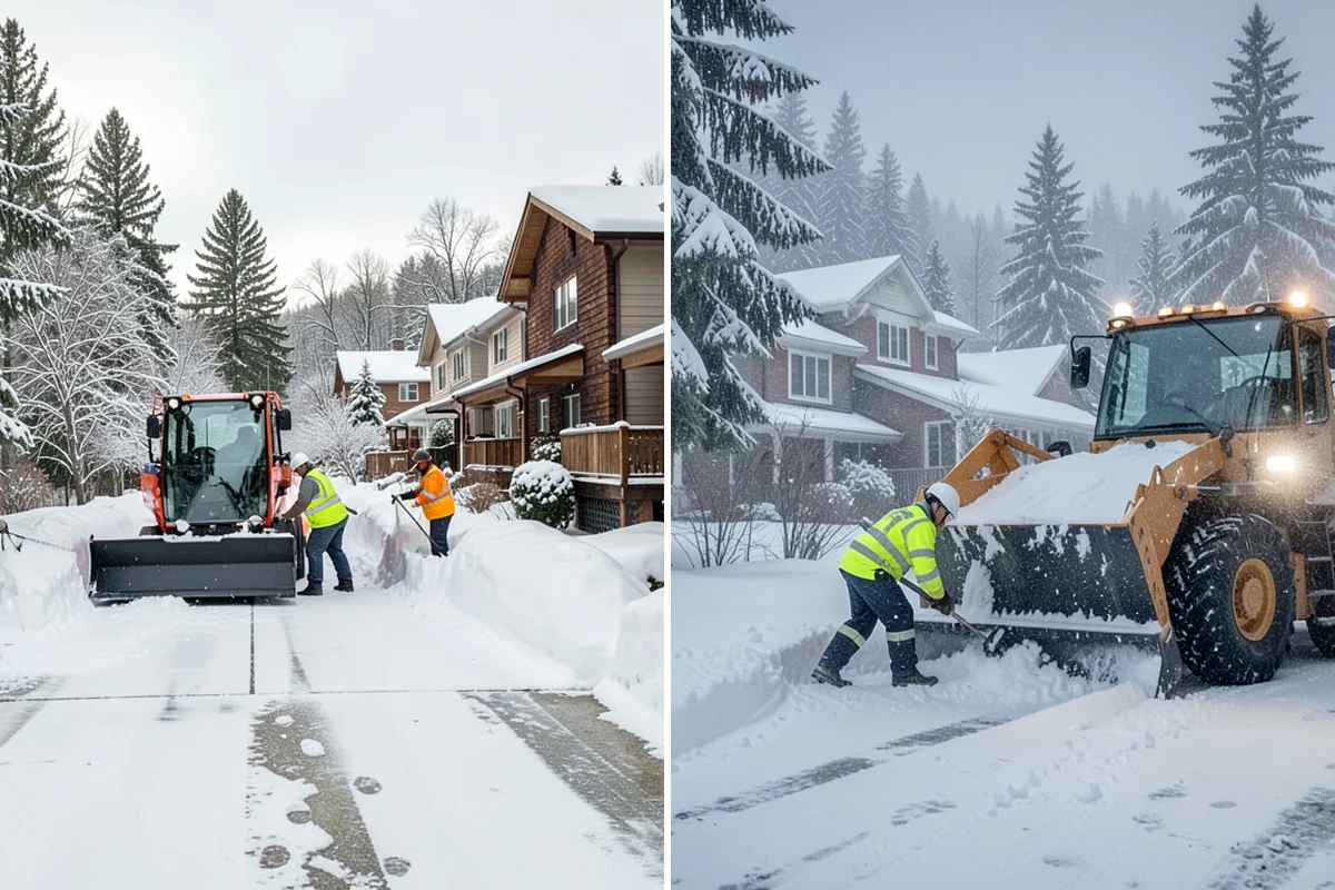 After-Hours Snow Removal in Shoreline, King County, WA - We identify your opening time and target completion window