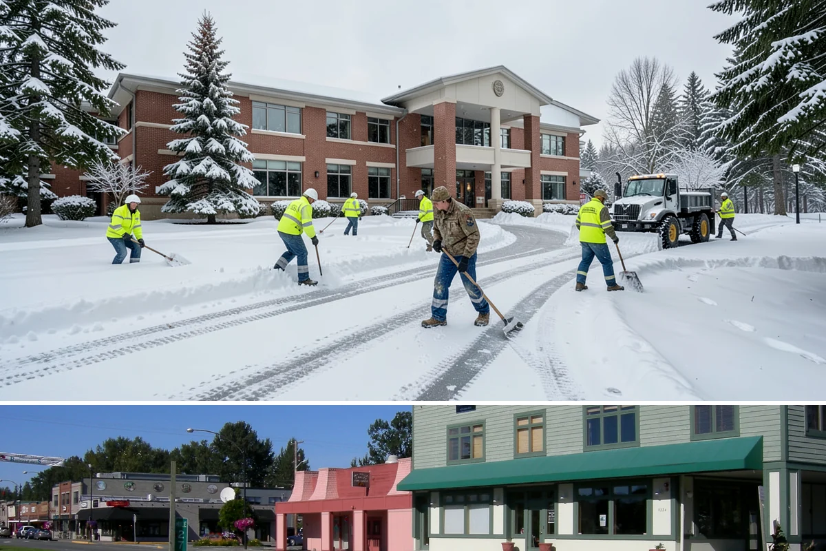 After-Hours Snow Removal in Snoqualmie, King County, WA - This service is in highest demand during December and January, when evening snow and hard overnight freezes coincide.
