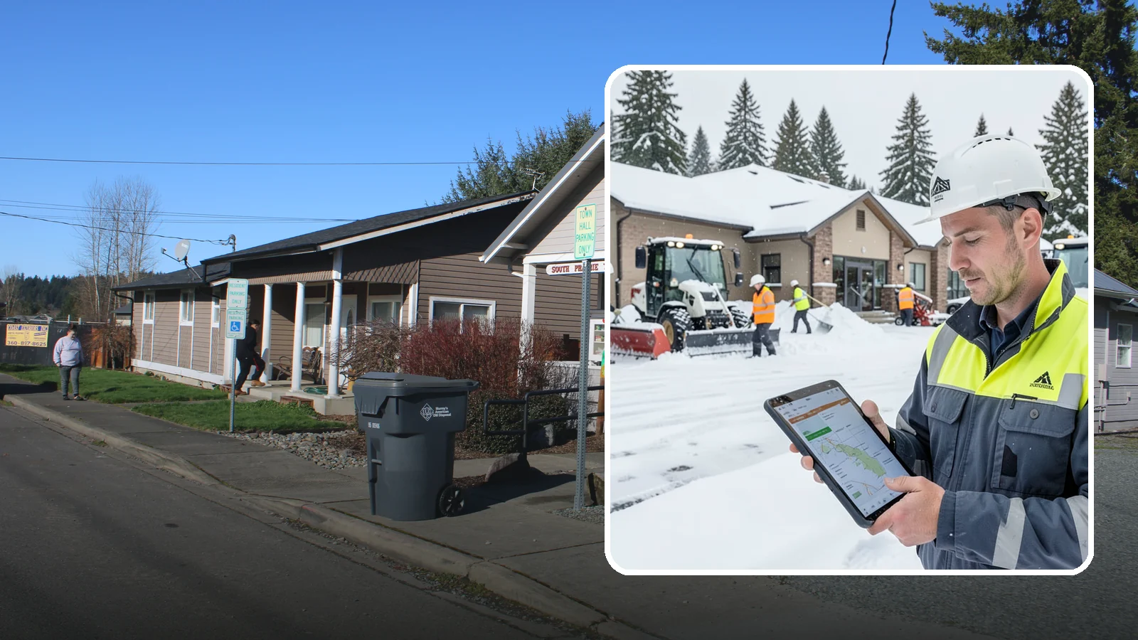 After-Hours Snow Removal in South Prairie, Pierce County, WA - Evening and overnight clearing that readies your property before the next business day begins.