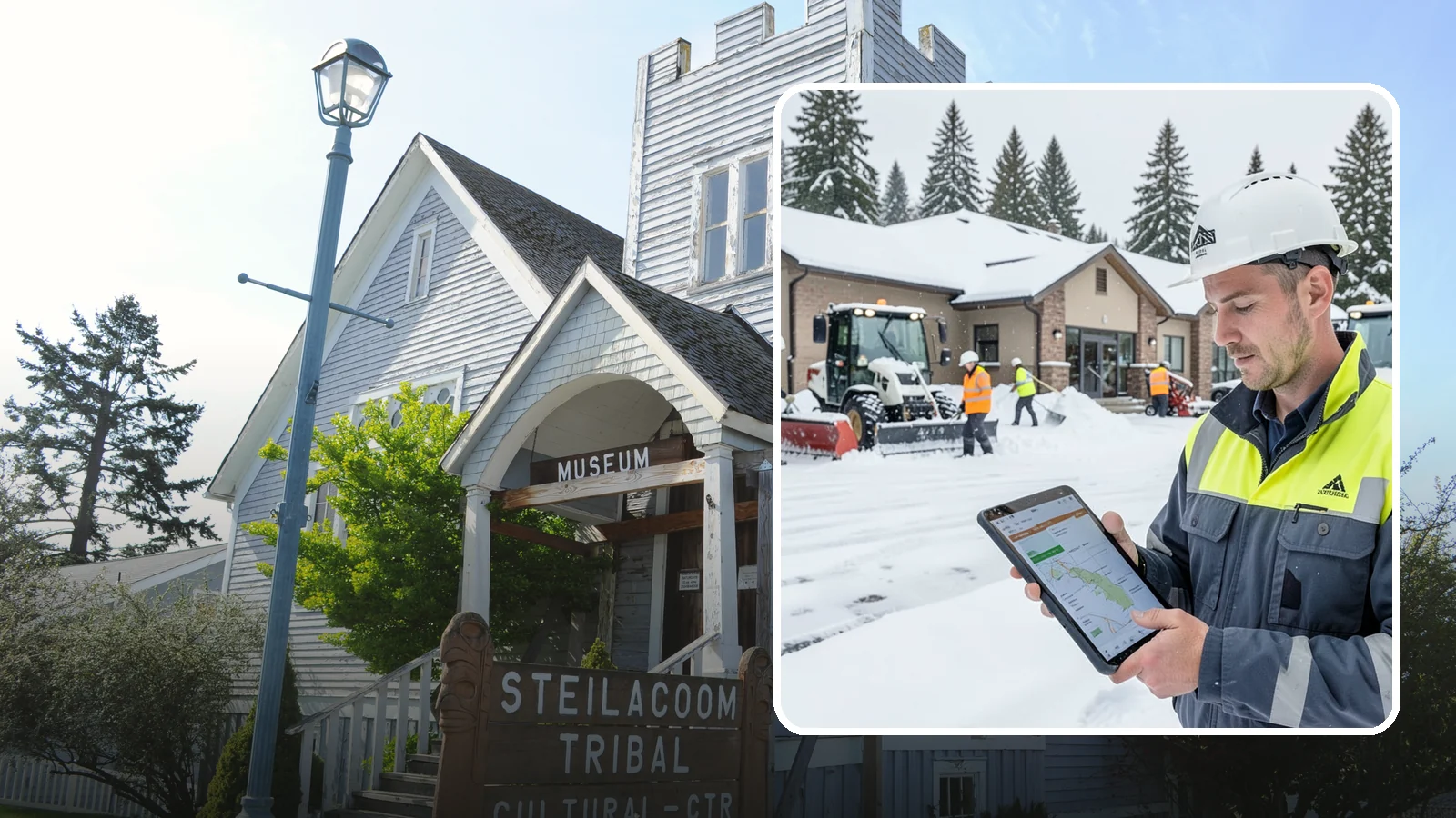 After-Hours Snow Removal in Steilacoom, Pierce County, WA - Evening and overnight clearing that readies your property before the next business day begins.
