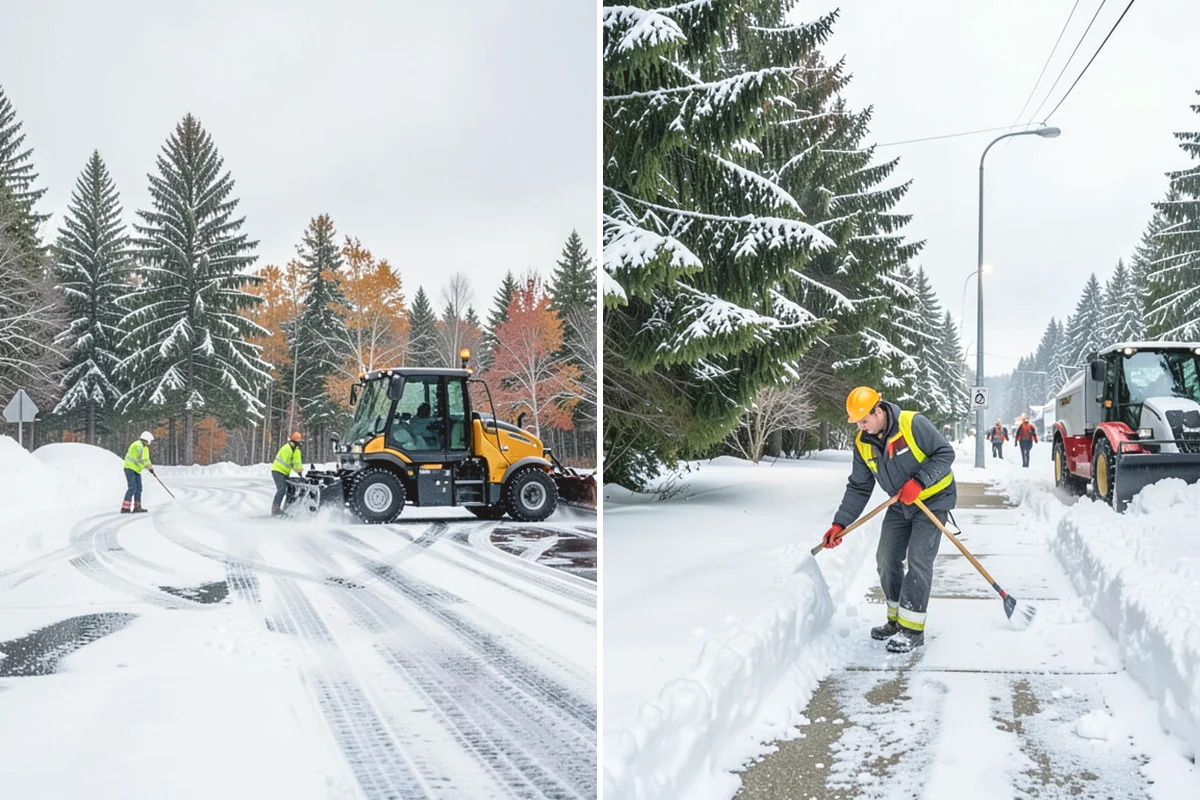 After-Hours Snow Removal in Steilacoom, Pierce County, WA - We identify your opening time and target completion window