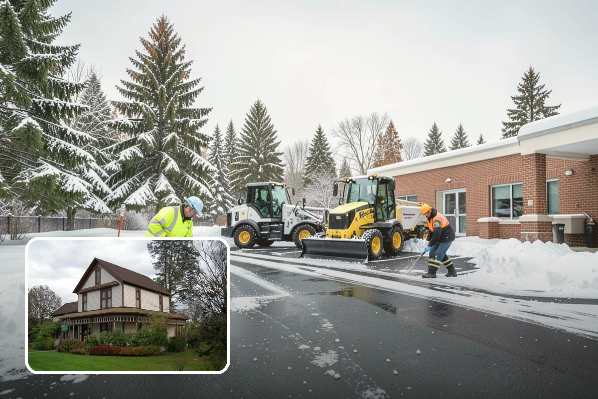 After-Hours Snow Removal in Sumner, Pierce County, WA - Clearing completed before the next business day