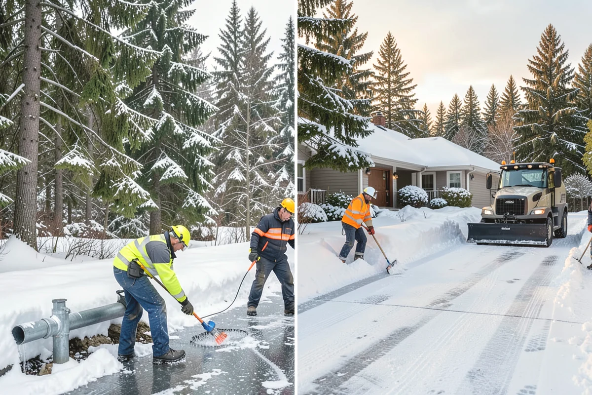 After-Hours Snow Removal in Tukwila, King County, WA - We identify your opening time and target completion window