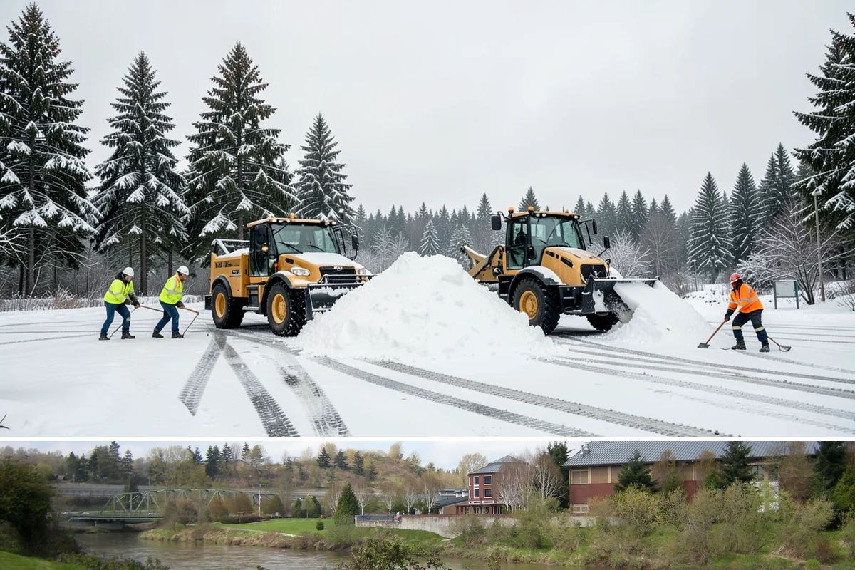 After-Hours Snow Removal in Tukwila, King County, WA - This service is in highest demand during December and January, when evening snow and hard overnight freezes coincide.