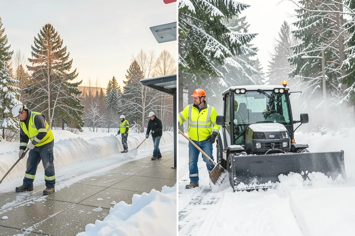After-Hours Snow Removal in University Place, Pierce County, WA - We identify your opening time and target completion window