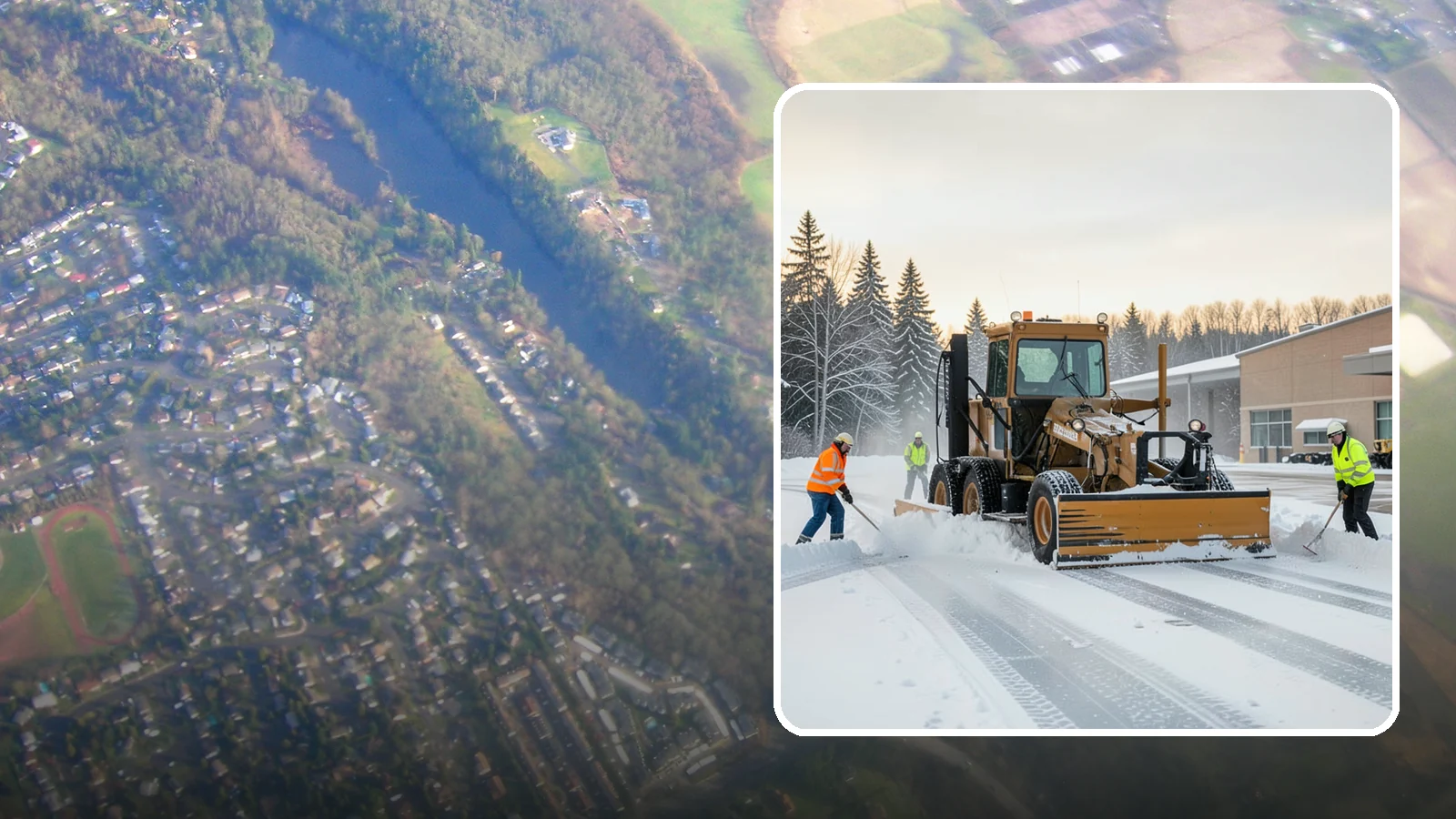 Airport Snow Removal in Algona, King County, WA - From FBO ramps to terminal curbs and employee lots, we keep aviation ground-side surfaces clear so passengers, crews, and...