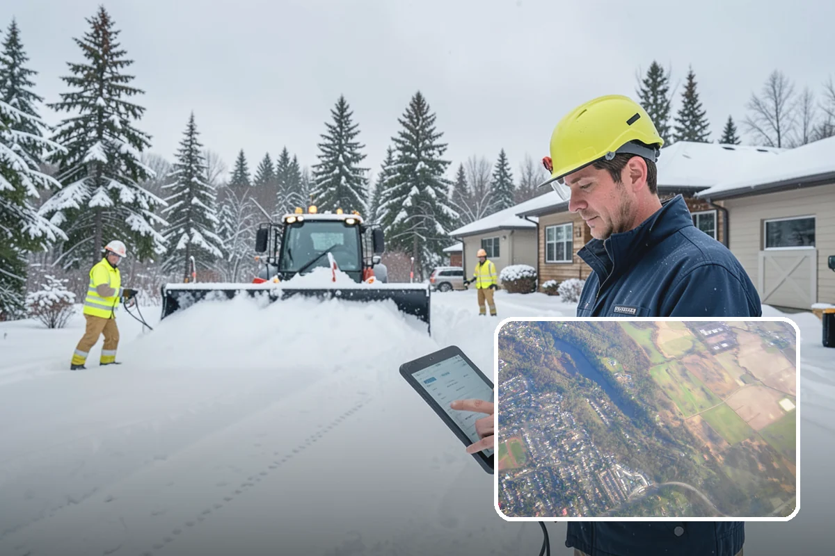 Airport Snow Removal in Algona, King County, WA - Terminal curbs and passenger drop-offs kept flowing