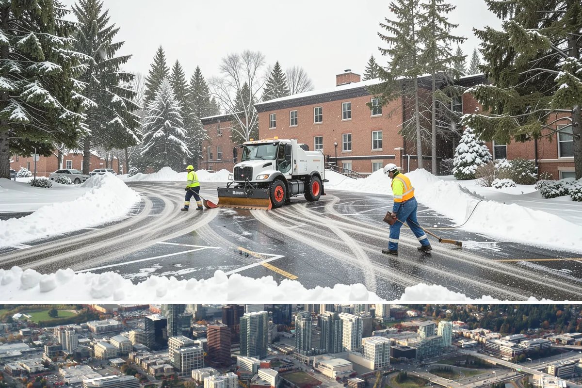 Airport Snow Removal in Bellevue, King County, WA - Ground-side snow demand peaks December through February when lowland systems move through the Sound.