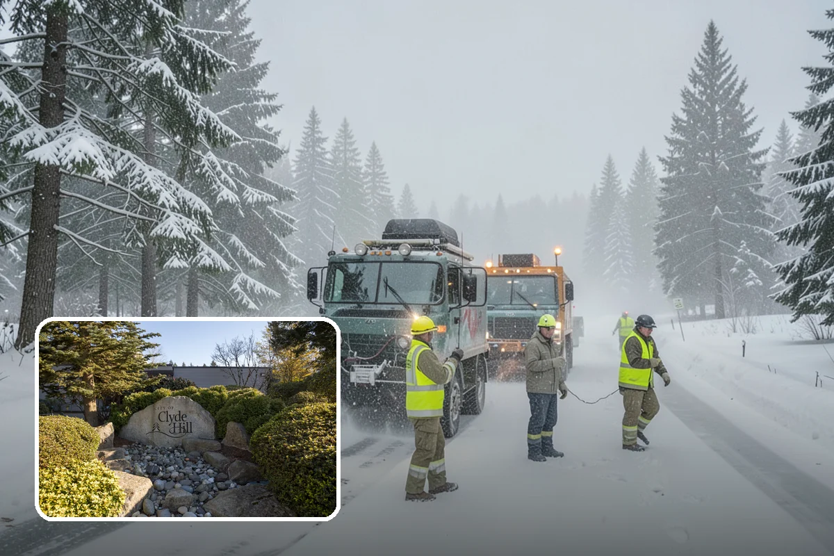 Airport Snow Removal in Clyde Hill, King County, WA - Terminal curbs and passenger drop-offs kept flowing