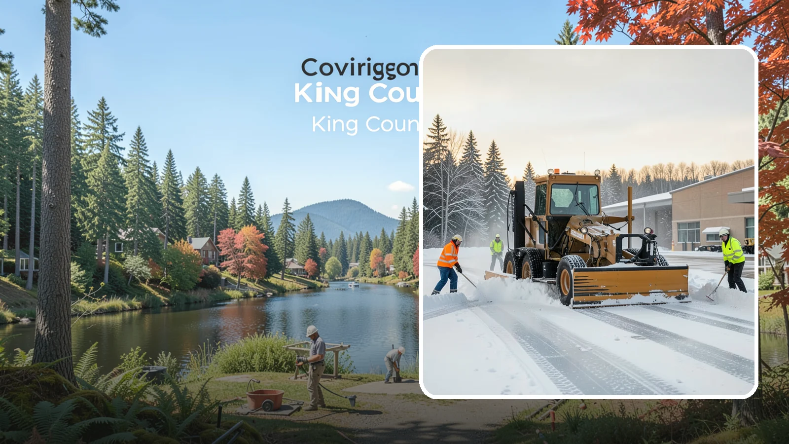 Airport Snow Removal in Covington, King County, WA - From FBO ramps to terminal curbs and employee lots, we keep aviation ground-side surfaces clear so passengers, crews, and...