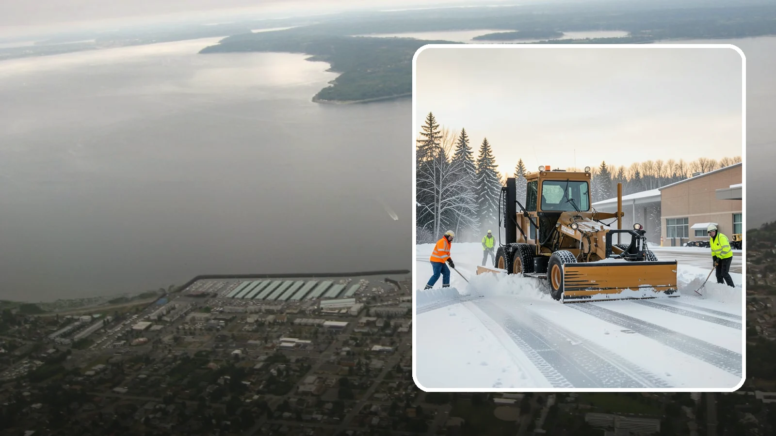 Airport Snow Removal in Des Moines, King County, WA - From FBO ramps to terminal curbs and employee lots, we keep aviation ground-side surfaces clear so passengers, crews, and...