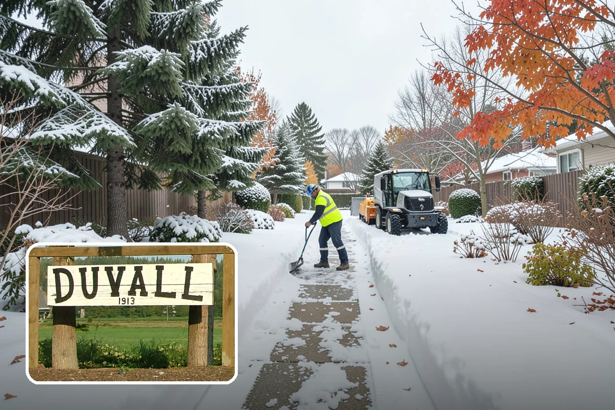 Airport Snow Removal in Duvall, King County, WA - Terminal curbs and passenger drop-offs kept flowing