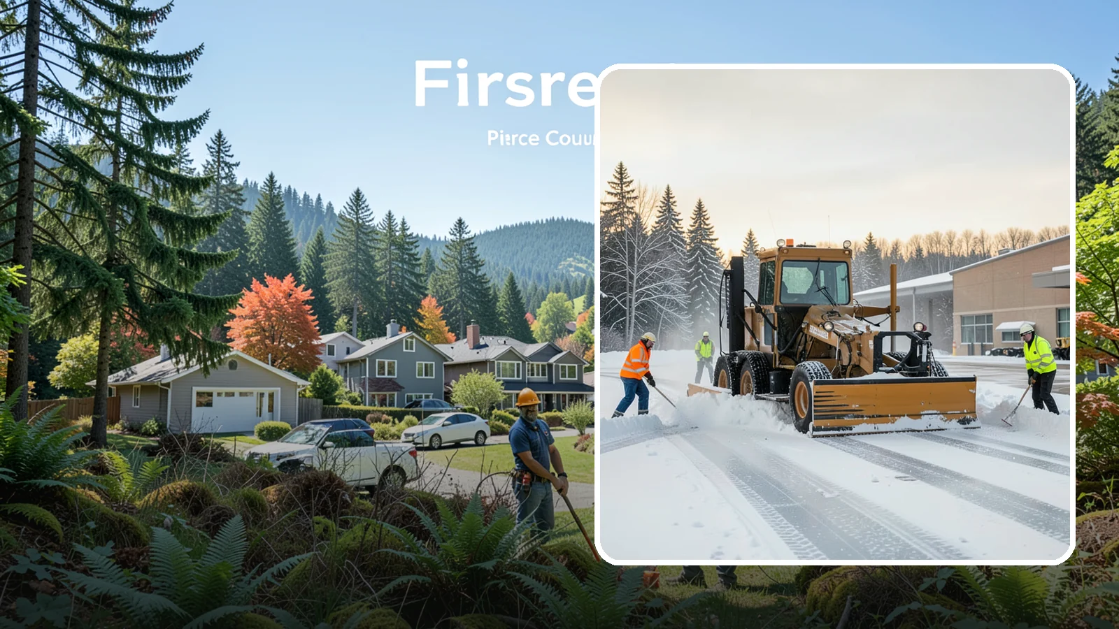 Airport Snow Removal in Fircrest, Pierce County, WA - From FBO ramps to terminal curbs and employee lots, we keep aviation ground-side surfaces clear so passengers, crews, and...