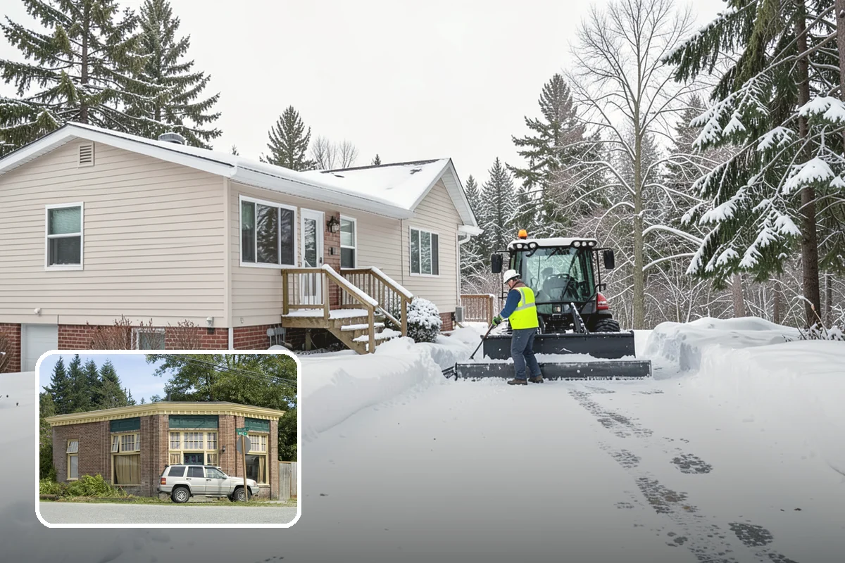 Airport Snow Removal in Hamilton, Skagit County, WA - Terminal curbs and passenger drop-offs kept flowing