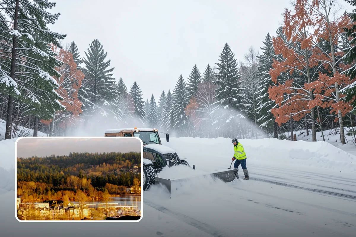 Airport Snow Removal in Kenmore, King County, WA - Terminal curbs and passenger drop-offs kept flowing