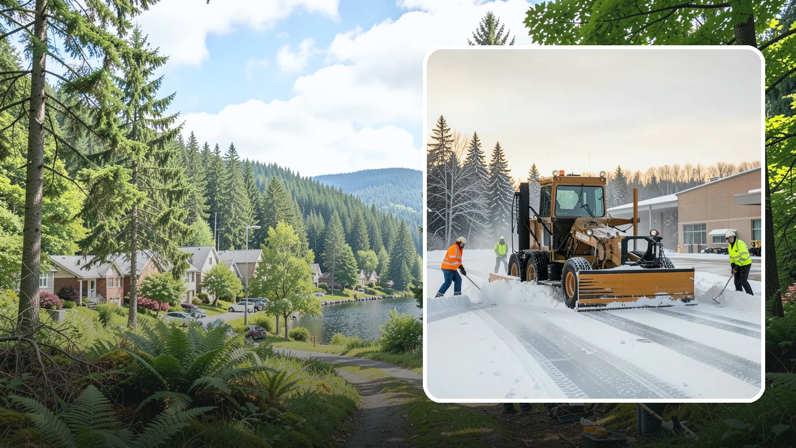 Airport Snow Removal in Lake Forest Park, King County, WA - From FBO ramps to terminal curbs and employee lots, we keep aviation ground-side surfaces clear so passengers, crews, and...