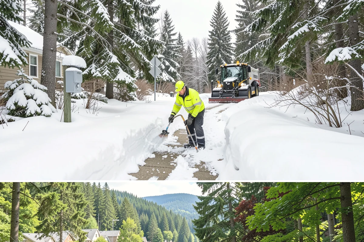 Airport Snow Removal in Lake Forest Park, King County, WA - Ground-side snow demand peaks December through February when lowland systems move through the Sound.