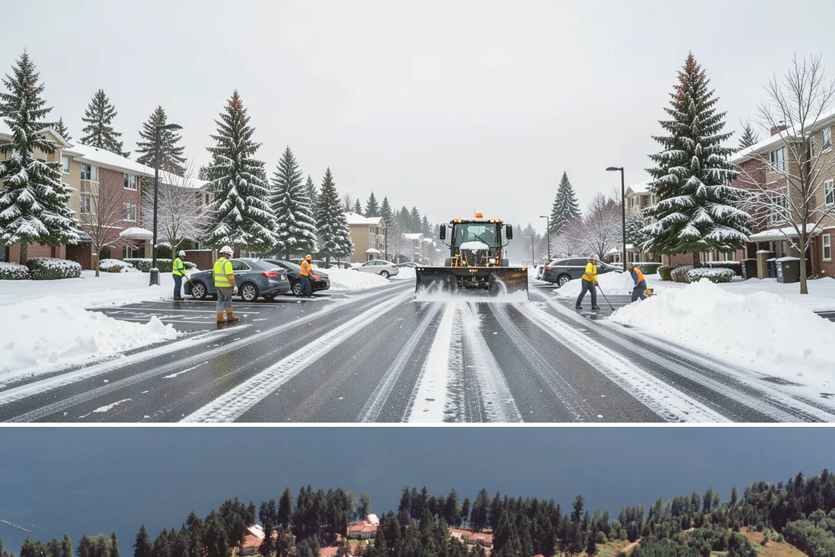 Airport Snow Removal in Lakewood, Pierce County, WA - Ground-side snow demand peaks December through February when lowland systems move through the Sound.
