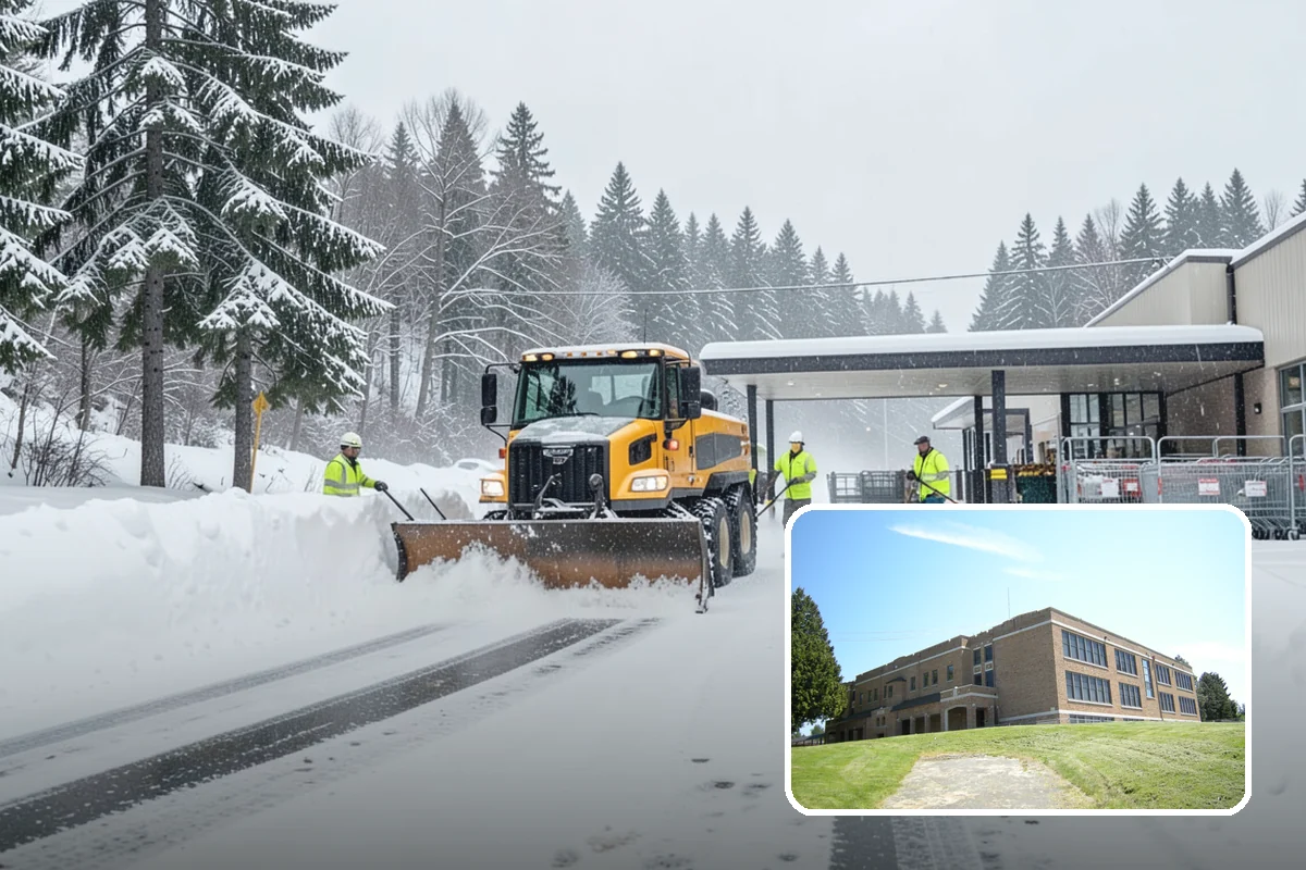 Airport Snow Removal in Maple Valley, King County, WA - Terminal curbs and passenger drop-offs kept flowing