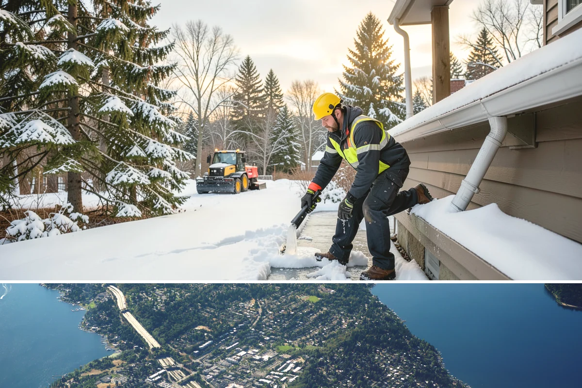 Airport Snow Removal in Mercer Island, King County, WA - Ground-side snow demand peaks December through February when lowland systems move through the Sound.