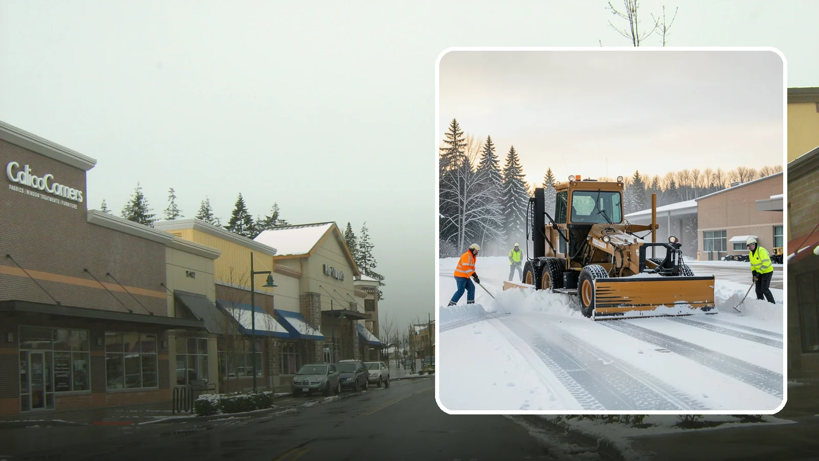 Airport Snow Removal in Mill Creek, Snohomish County, WA - From FBO ramps to terminal curbs and employee lots, we keep aviation ground-side surfaces clear so passengers, crews, and...