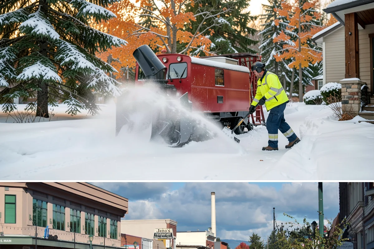 Airport Snow Removal in Monroe, Snohomish County, WA - Ground-side snow demand peaks December through February when lowland systems move through the Sound.