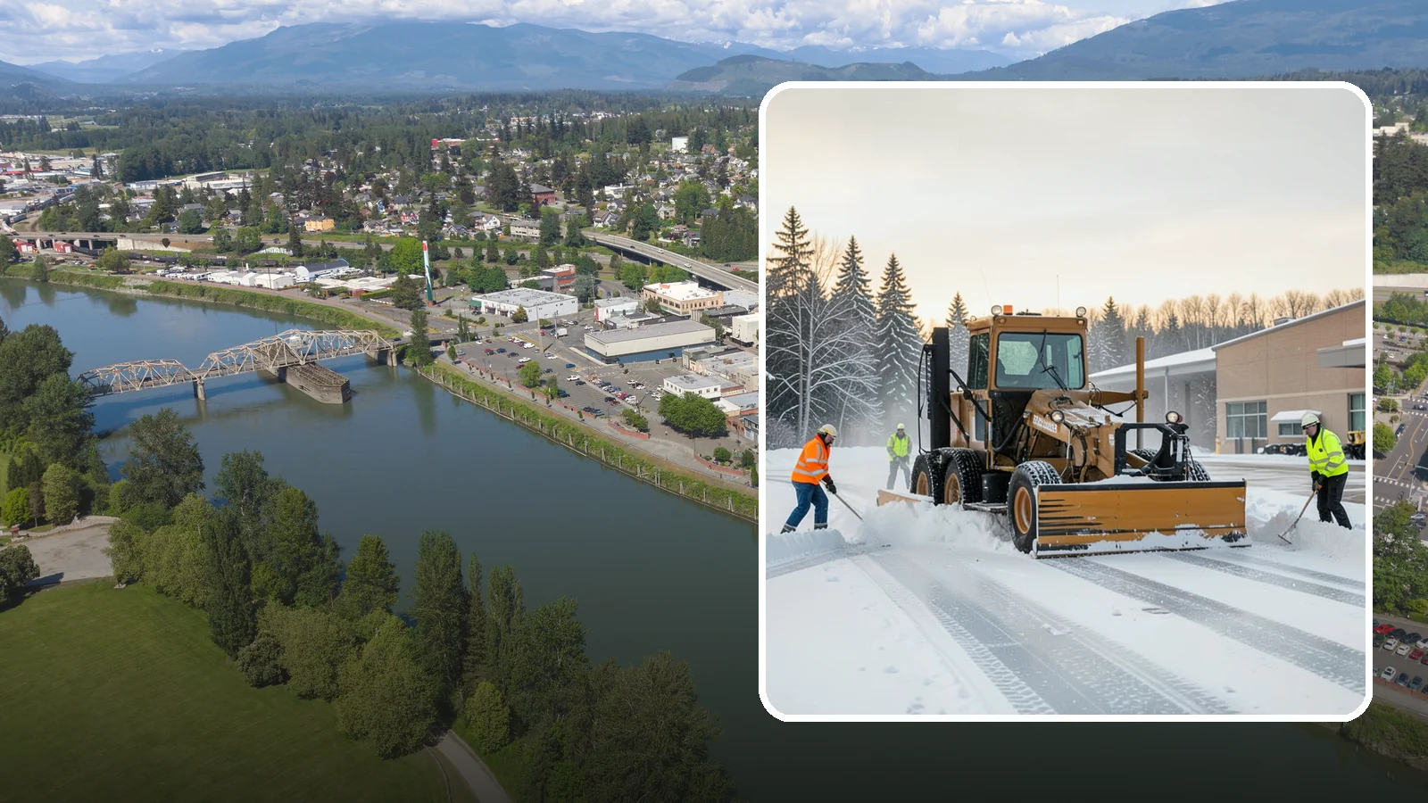 Airport Snow Removal in Mount Vernon, Skagit County, WA - From FBO ramps to terminal curbs and employee lots, we keep aviation ground-side surfaces clear so passengers, crews, and...