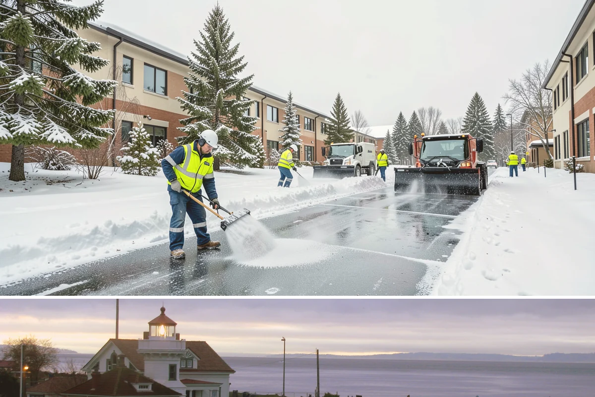 Airport Snow Removal in Mukilteo, Snohomish County, WA - Ground-side snow demand peaks December through February when lowland systems move through the Sound.