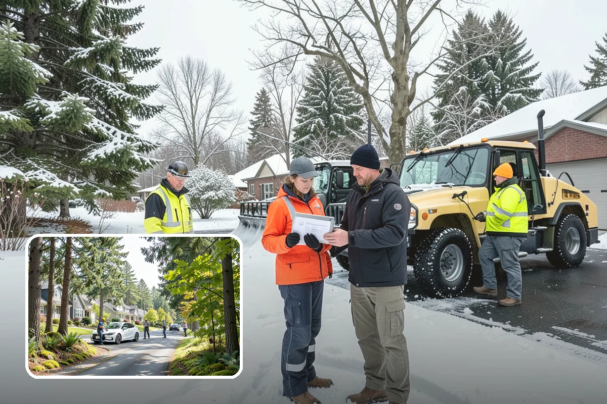 Airport Snow Removal in Normandy Park, King County, WA - Terminal curbs and passenger drop-offs kept flowing