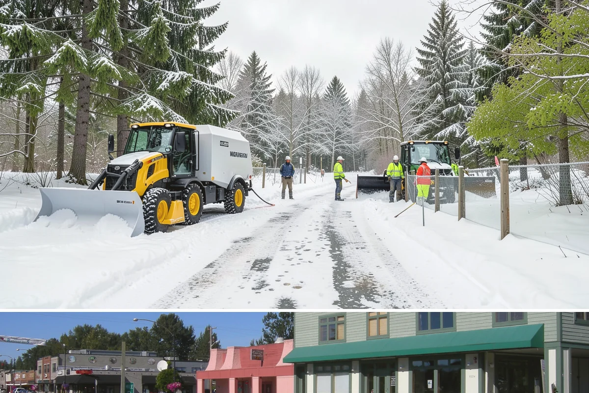 Airport Snow Removal in Snoqualmie, King County, WA - Ground-side snow demand peaks December through February when lowland systems move through the Sound.