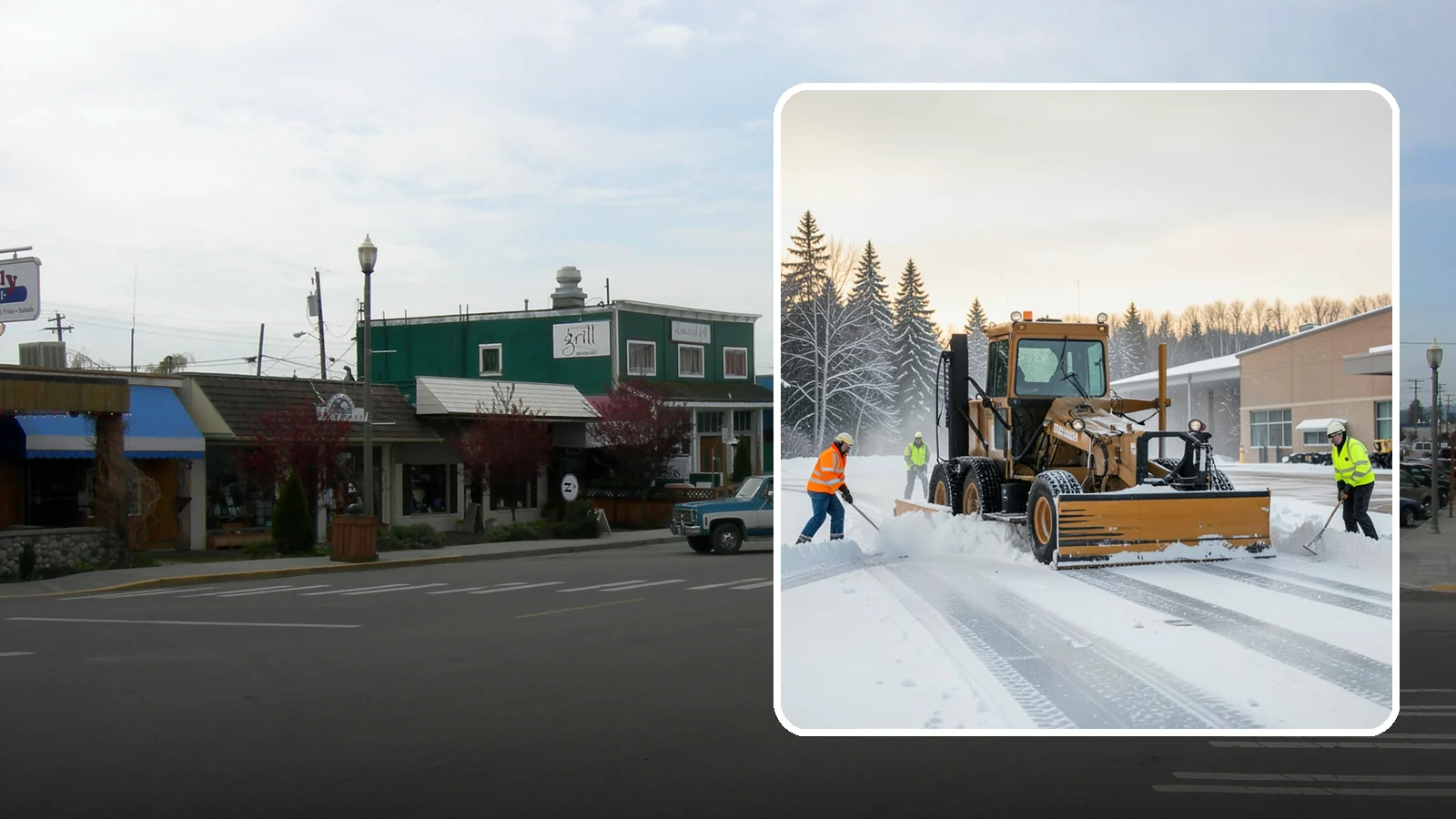 Airport Snow Removal in Stanwood, Snohomish County, WA - From FBO ramps to terminal curbs and employee lots, we keep aviation ground-side surfaces clear so passengers, crews, and...