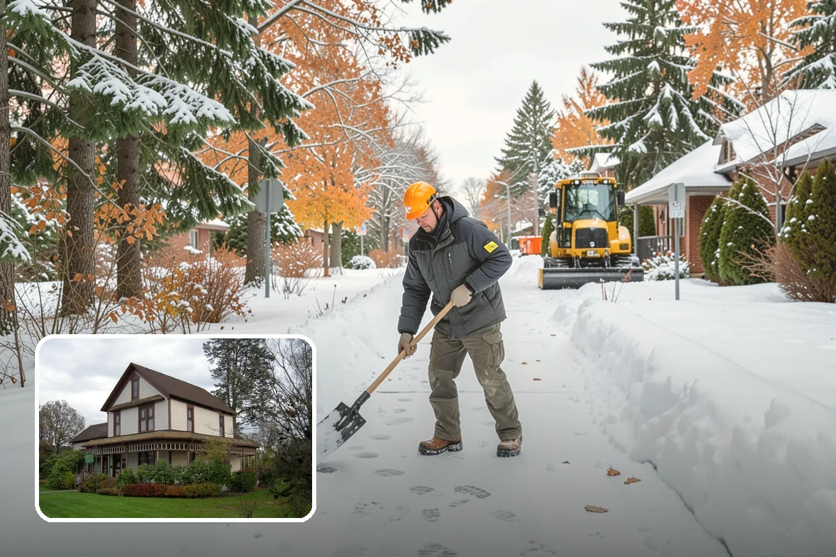 Airport Snow Removal in Sumner, Pierce County, WA - Terminal curbs and passenger drop-offs kept flowing