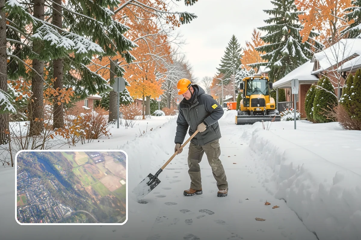 Alleyway Snow Removal in Algona, King County, WA - Reaches tight spaces that full-size plows cannot service