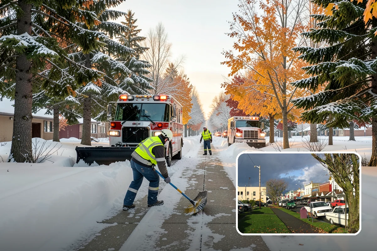Alleyway Snow Removal in Arlington, Snohomish County, WA - Reaches tight spaces that full-size plows cannot service