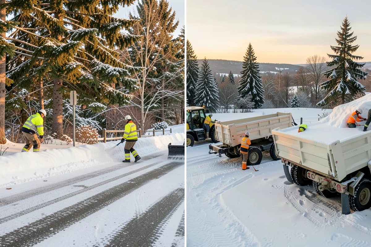 Alleyway Snow Removal in Arlington, Snohomish County, WA - Clear the alley with compact equipment sized to the width