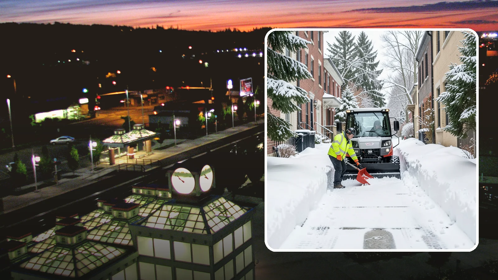 Alleyway Snow Removal in Auburn, King County, WA - Clearing of tight urban and residential alleyways that plows cannot easily reach but tenants and trucks still depend on.