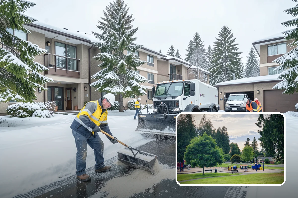 Alleyway Snow Removal in Bonney Lake, Pierce County, WA - Reaches tight spaces that full-size plows cannot service