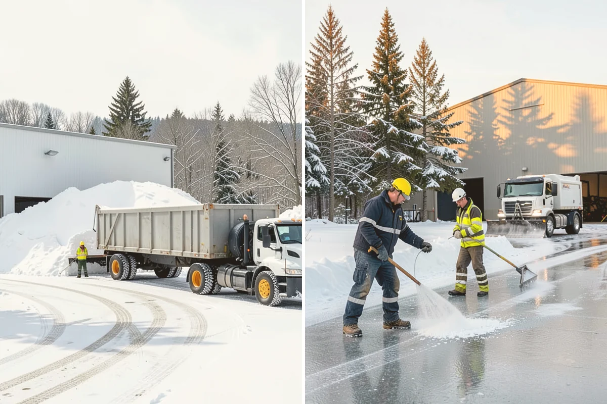 Alleyway Snow Removal in Bothell, King County, WA - Clear the alley with compact equipment sized to the width