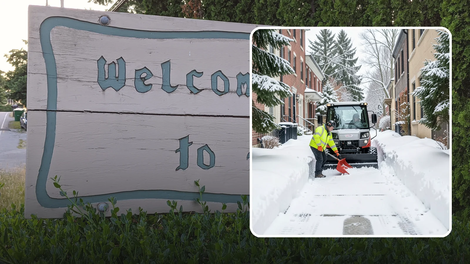 Alleyway Snow Removal in Brier, Snohomish County, WA - Clearing of tight urban and residential alleyways that plows cannot easily reach but tenants and trucks still depend on.