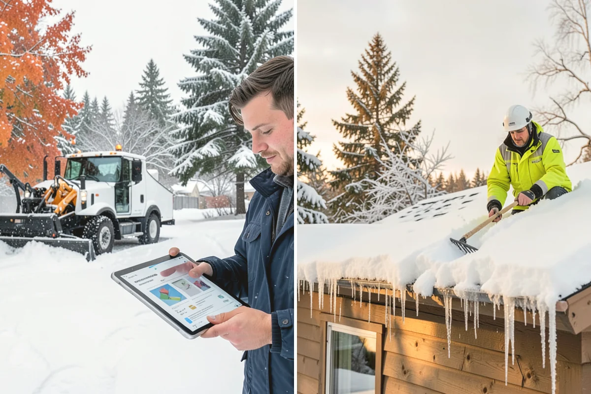 Alleyway Snow Removal in Burlington, Skagit County, WA - Clear the alley with compact equipment sized to the width