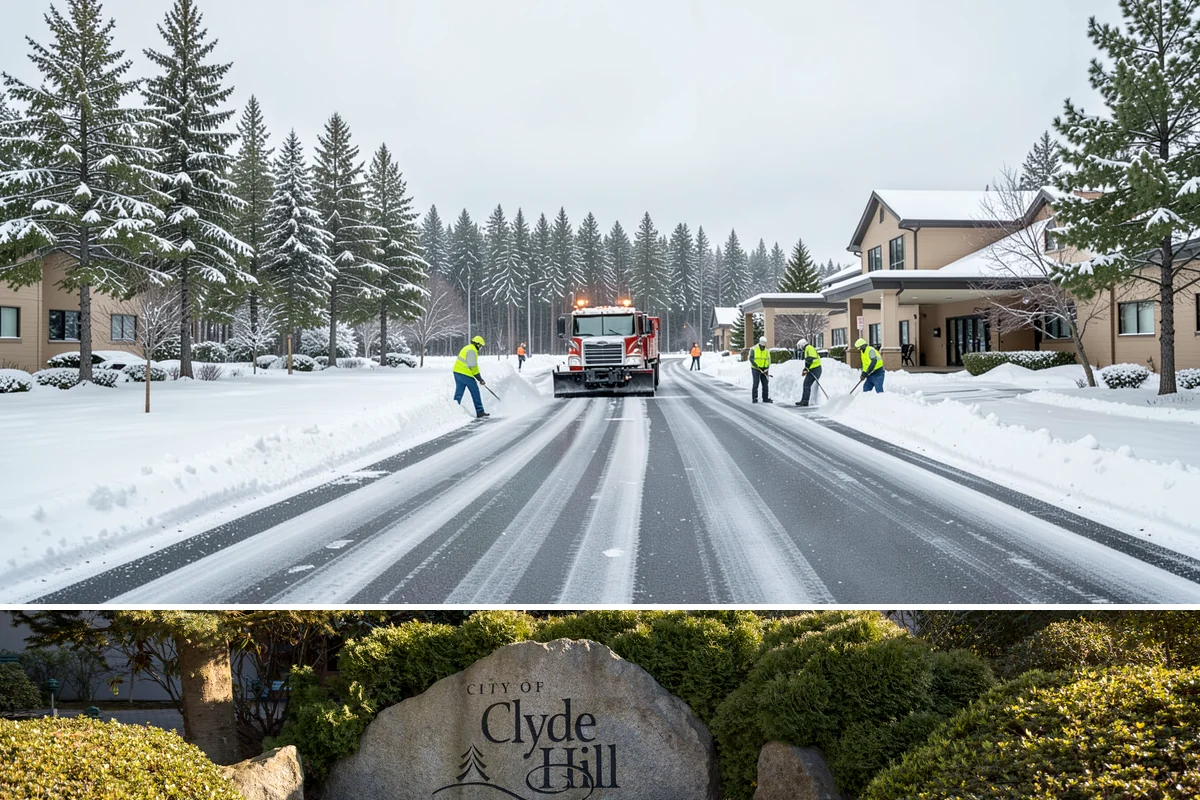 Alleyway Snow Removal in Clyde Hill, King County, WA - Schedule alley service alongside your storefront clearing whenever lowland snow is forecast, most often December through February.