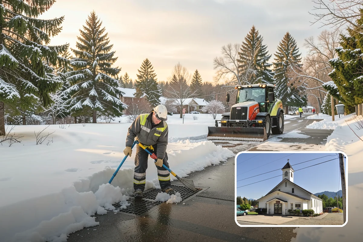 Alleyway Snow Removal in Concrete, Skagit County, WA - Reaches tight spaces that full-size plows cannot service
