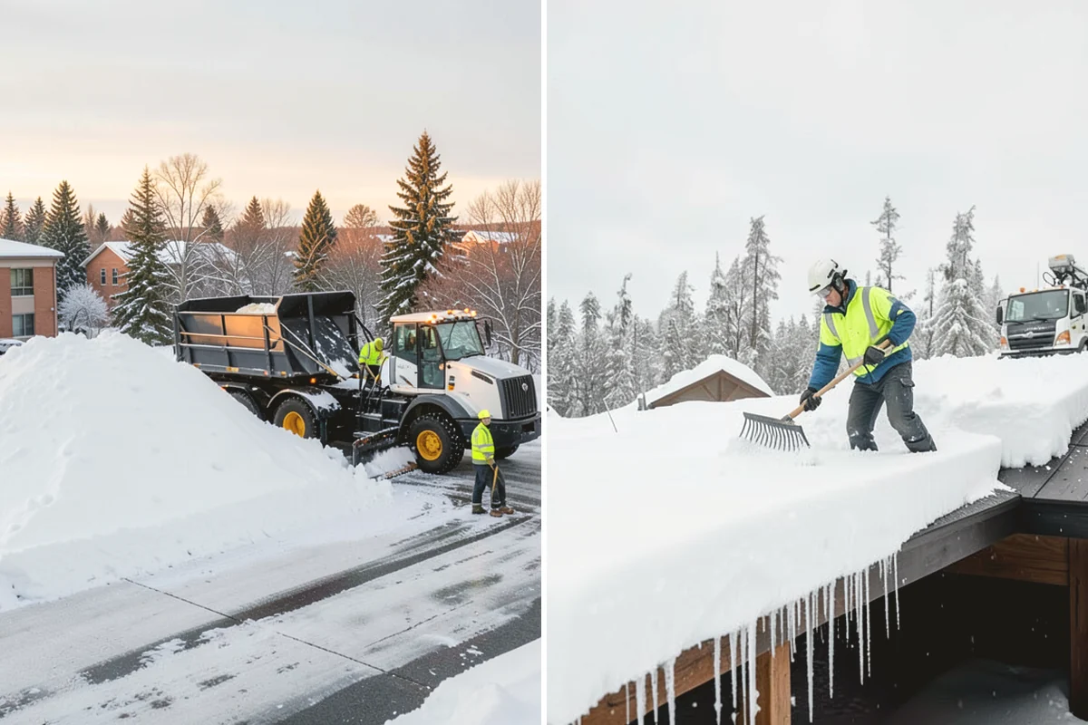 Alleyway Snow Removal in Covington, King County, WA - Clear the alley with compact equipment sized to the width