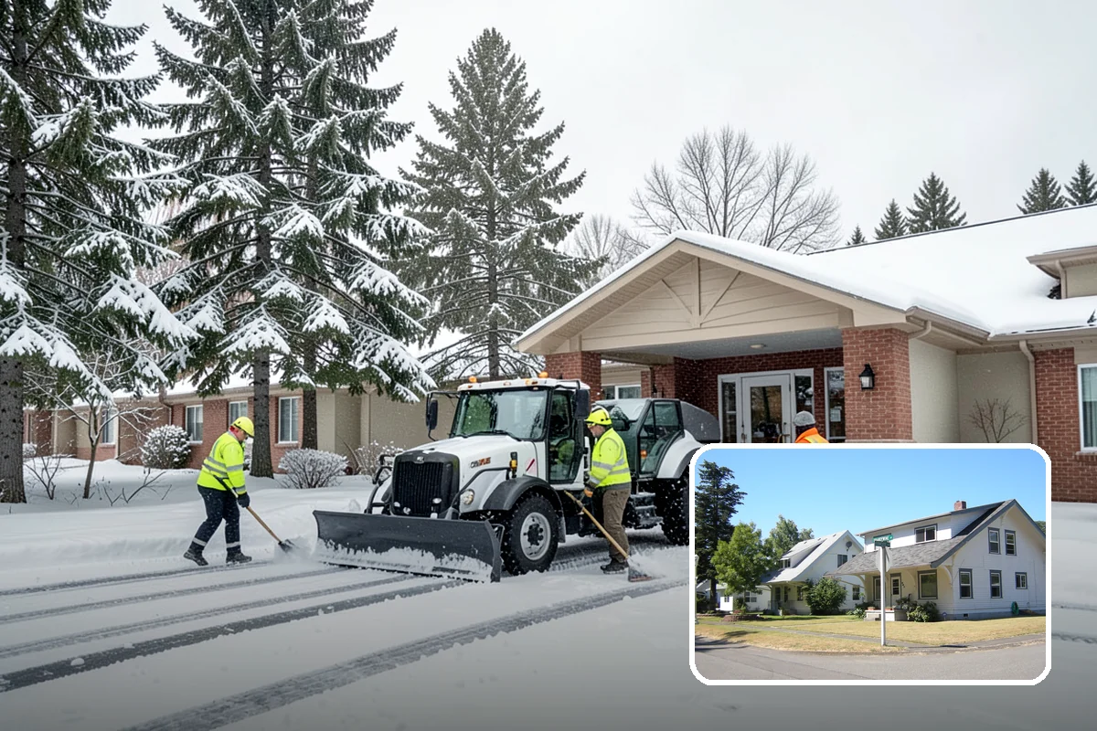 Alleyway Snow Removal in DuPont, Pierce County, WA - Reaches tight spaces that full-size plows cannot service
