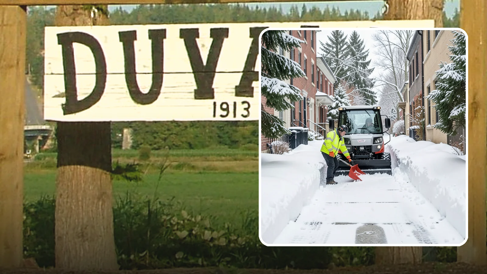 Alleyway Snow Removal in Duvall, King County, WA - Clearing of tight urban and residential alleyways that plows cannot easily reach but tenants and trucks still depend on.
