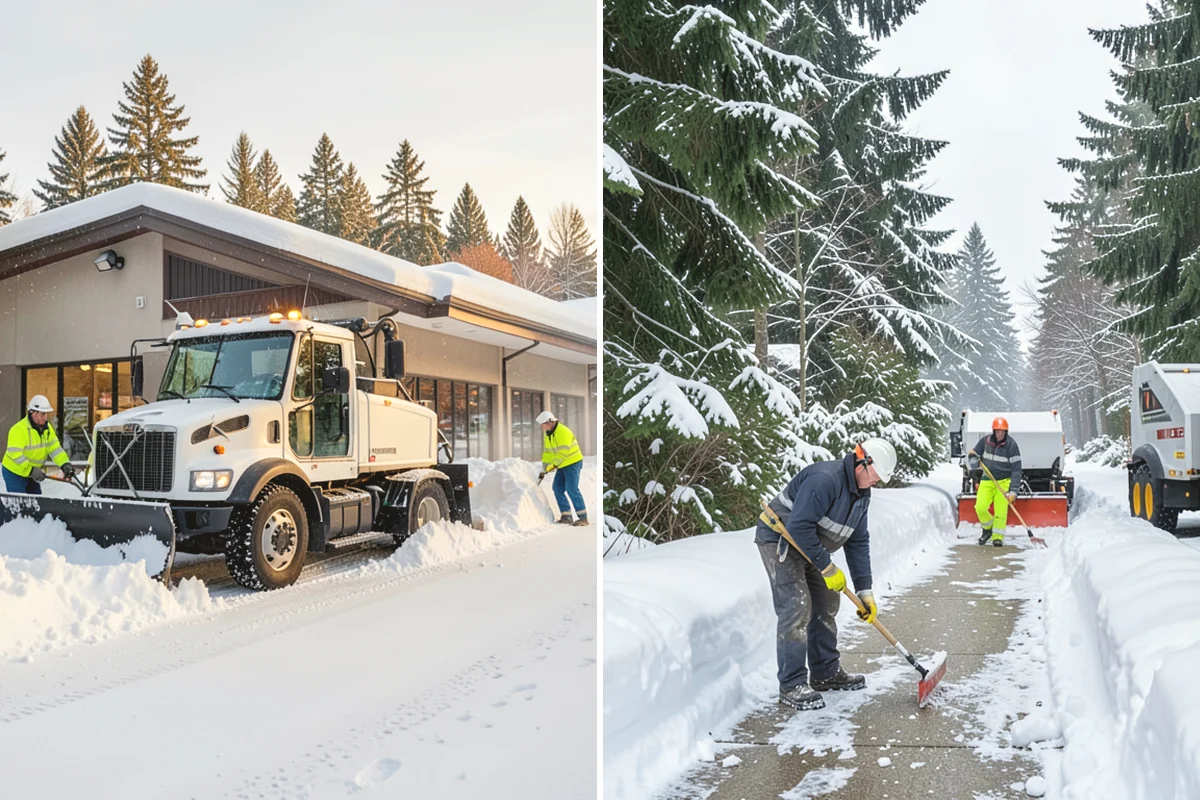 Alleyway Snow Removal in Duvall, King County, WA - Clear the alley with compact equipment sized to the width
