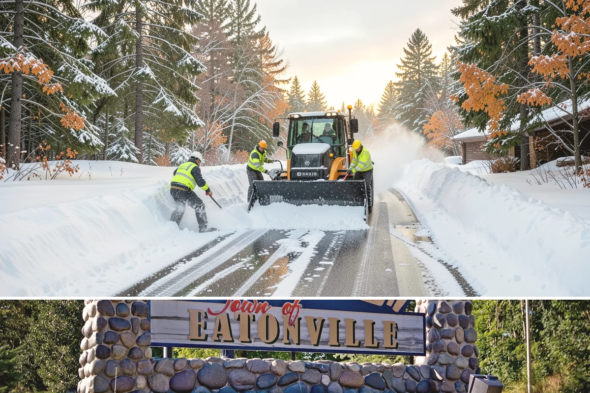 Alleyway Snow Removal in Eatonville, Pierce County, WA - Schedule alley service alongside your storefront clearing whenever lowland snow is forecast, most often December through February.